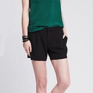 Banana Republic Black Drapey Short